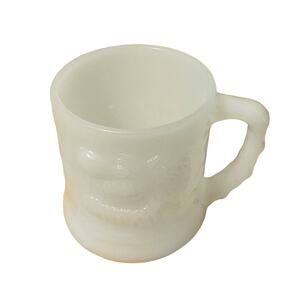 Vintage 1970s BC Comic Grog Milk Glass Coffee Mug Cup